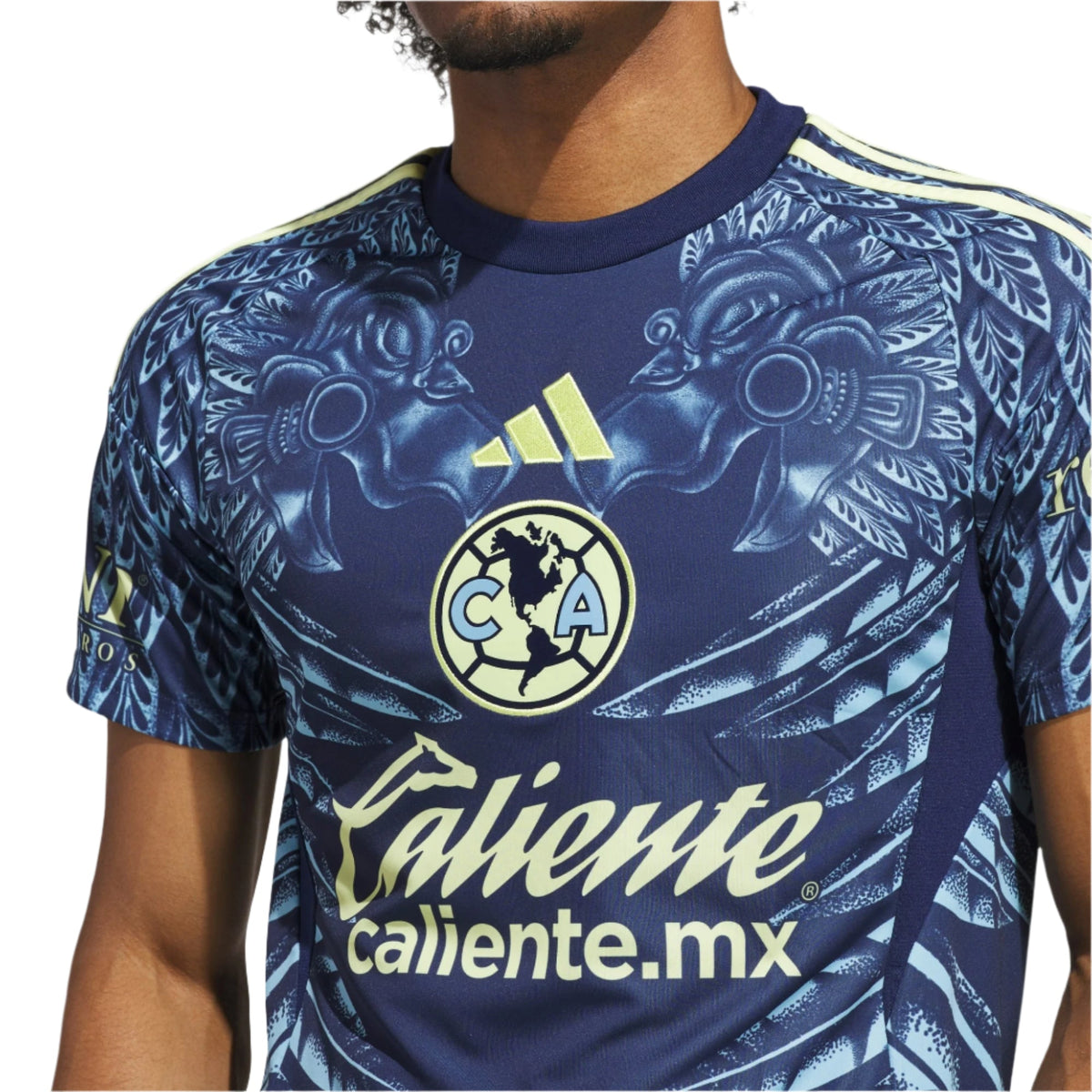 adidas Men's Club América Away Jersey 25/26 (Blue) | SoccerWearhouse