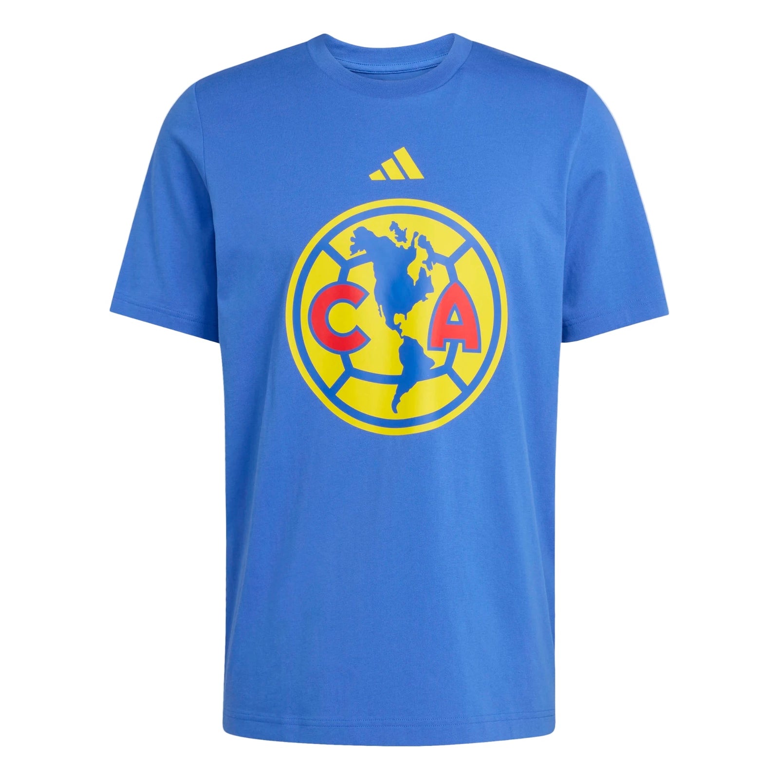 adidas Men's Club América DNA Logo T-Shirt (Blue) | SoccerWearhouse
