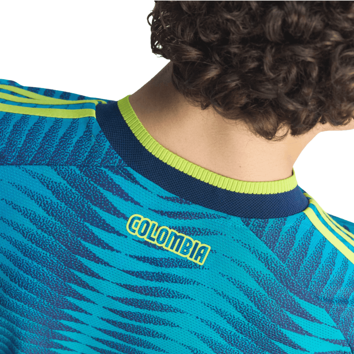 adidas Mens Colombia Authentic Away Jersey 2026 (Blue) | SoccerWearhouse