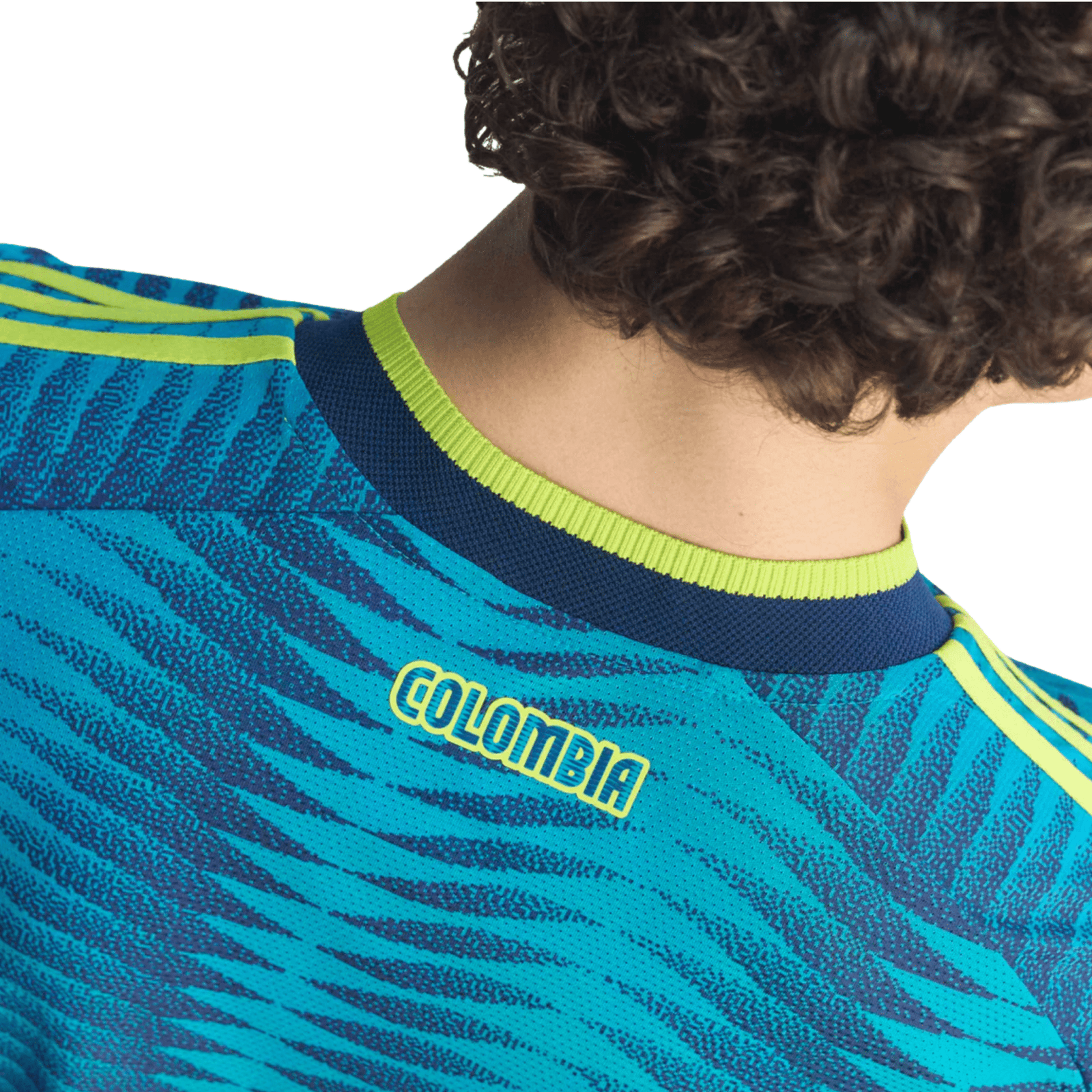 adidas Mens Colombia Authentic Away Jersey 2026 (Blue) | SoccerWearhouse