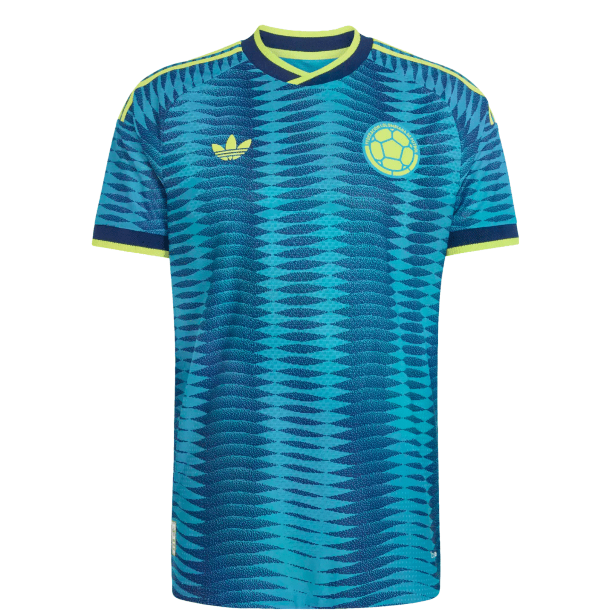 adidas Mens Colombia Authentic Away Jersey 2026 (Blue)