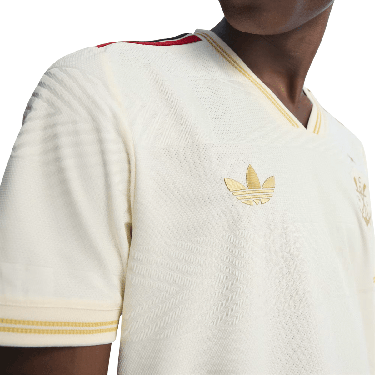 adidas Men's CR Flamengo Authentic Third Jersey 25/26 (Cream White) | SoccerWearhouse