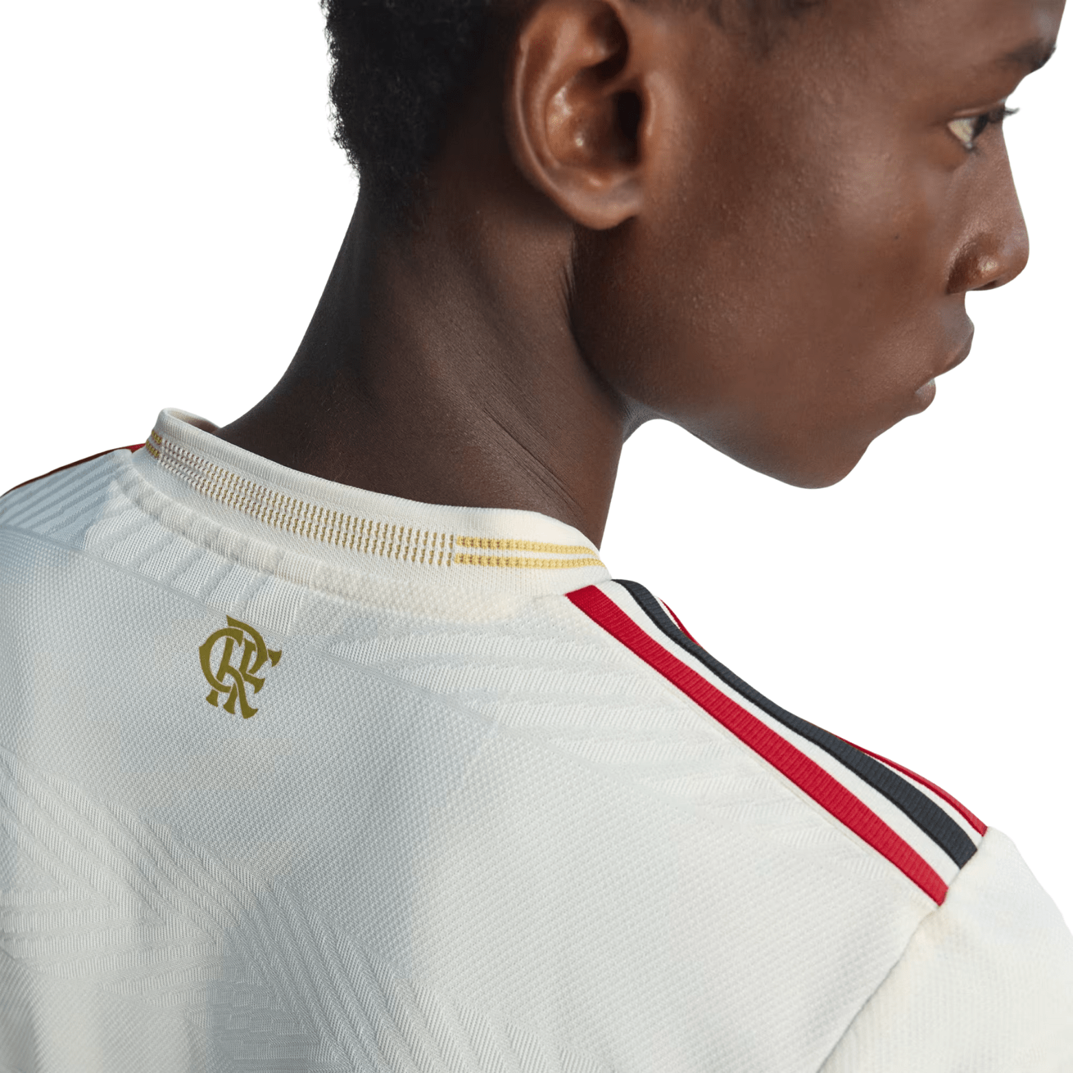 adidas Men's CR Flamengo Authentic Third Jersey 25/26 (Cream White) | SoccerWearhouse