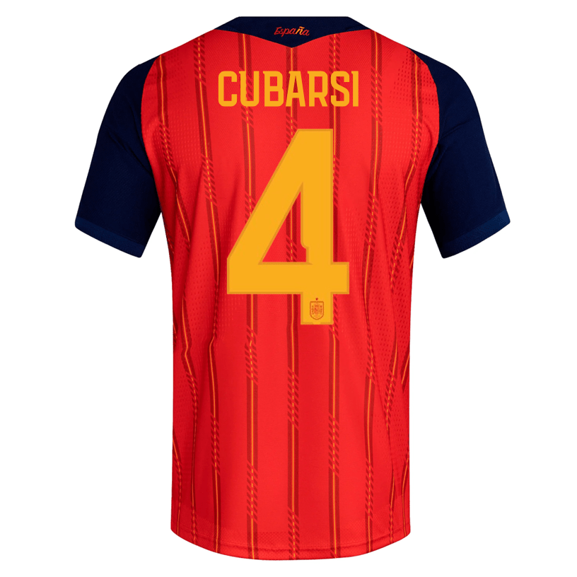 adidas Men's Cubarsi Spain Authentic World Cup Home Jersey 2026 (Vivid Red) | SoccerWearhouse