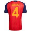 adidas Men's Cubarsi Spain World Cup Home Jersey 2026 (Vivid Red)