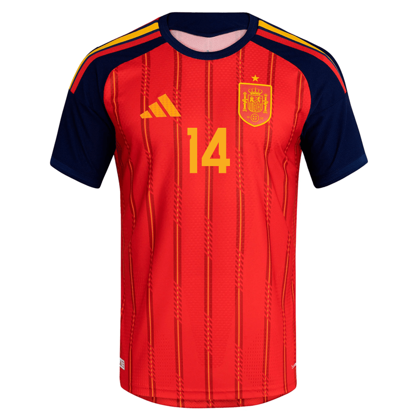 adidas Men's Cucurella Spain Authentic World Cup Home Jersey 2026 (Vivid Red) | SoccerWearhouse