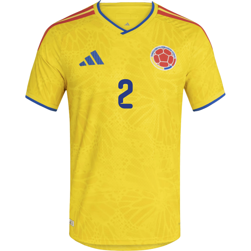 adidas Men's Cuesta Colombia 2026 Authentic Home Jersey (Impact Yellow) | SoccerWearhouse