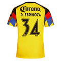adidas Men's D. Espinoza   Club America Home Jersey 25/26 (Yellow)