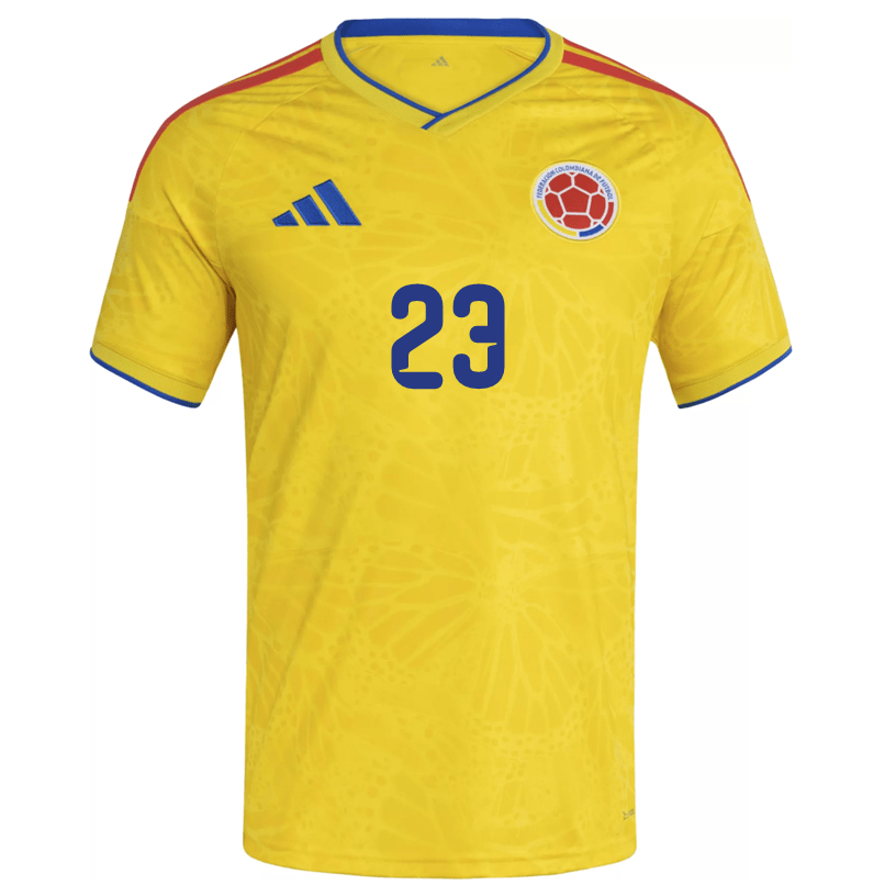 adidas Men's D. Sanchez Colombia 2026 Home Jersey (Impact Yellow) | SoccerWearhouse