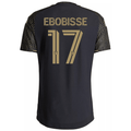 adidas Men's Ebobisse LAFC Authentic Match Home Jersey 26/27 (Black/Gold)