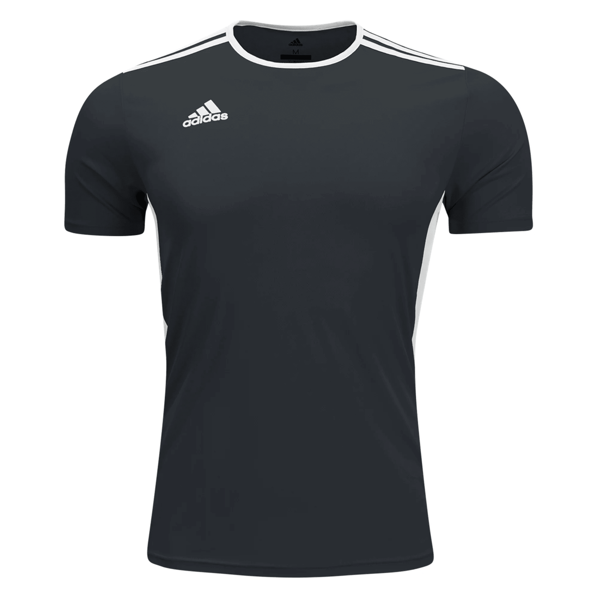 adidas Mens Entrada 18 Jersey (Black/White) | SoccerWearhouse