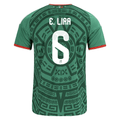 adidas Men's Eric Lira Mexico Home 2026 World Cup Jersey (Bold Green)