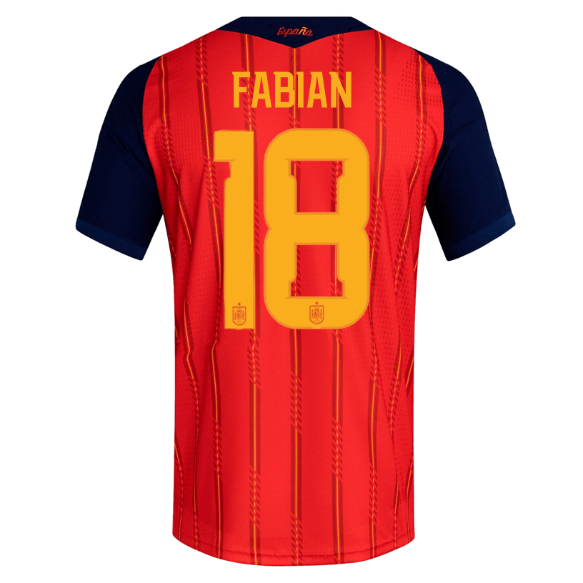 adidas Men's Fabian Spain Authentic World Cup Home Jersey 2026 (Vivid Red) | SoccerWearhouse