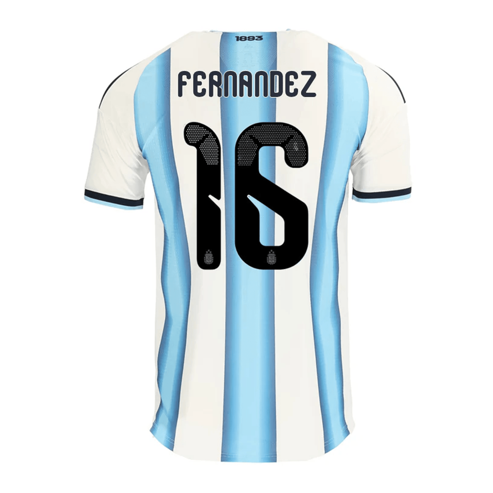 adidas Men's Fernandez Argentina Match Authentic Player 2026 Home Jersey (White/Icy Blue) | SoccerWearhouse
