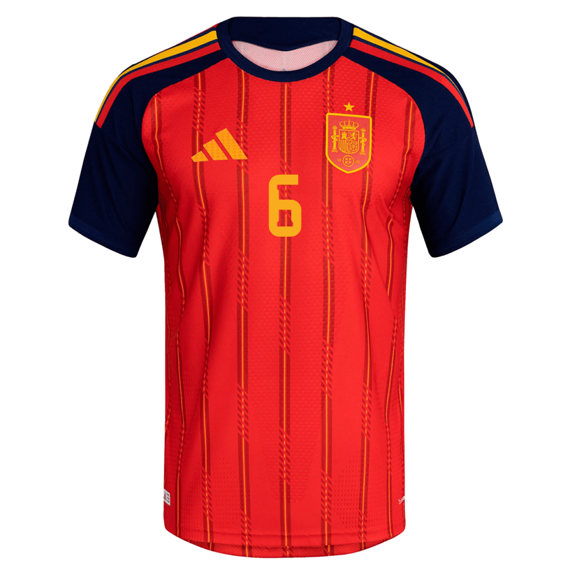 adidas Men's Gavi Spain Authentic World Cup Home Jersey 2026 (Vivid Red) | SoccerWearhouse
