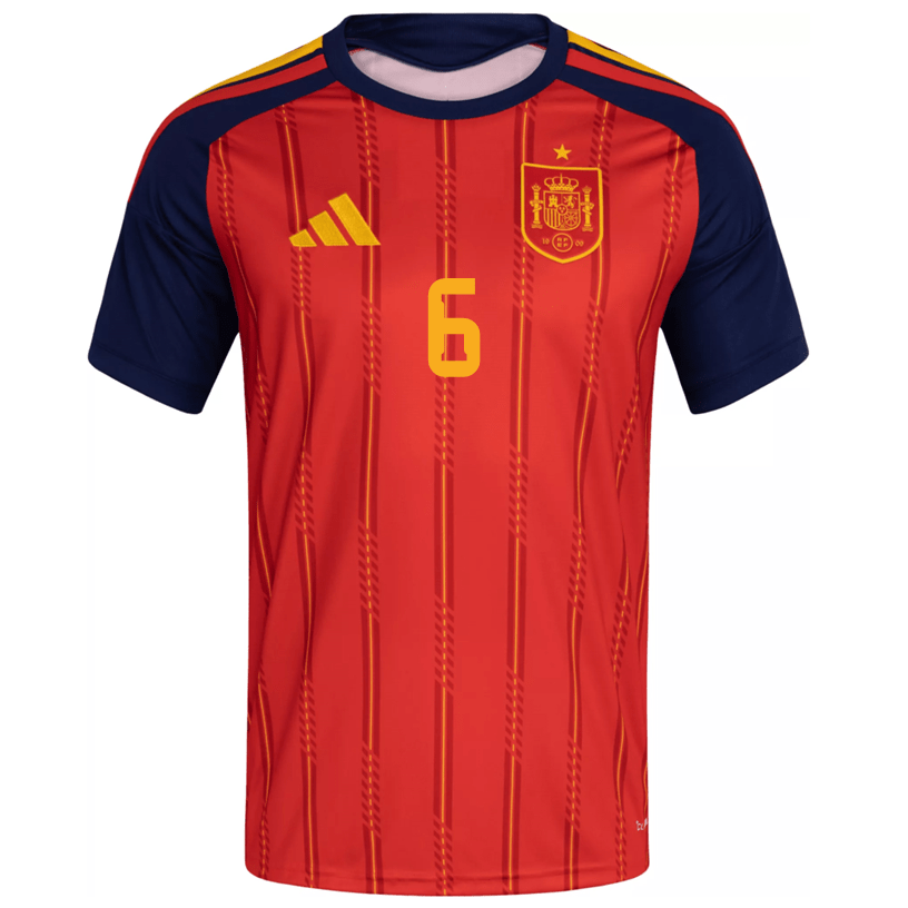adidas Men's Gavi Spain World Cup Home Jersey 2026 (Vivid Red) | SoccerWearhouse
