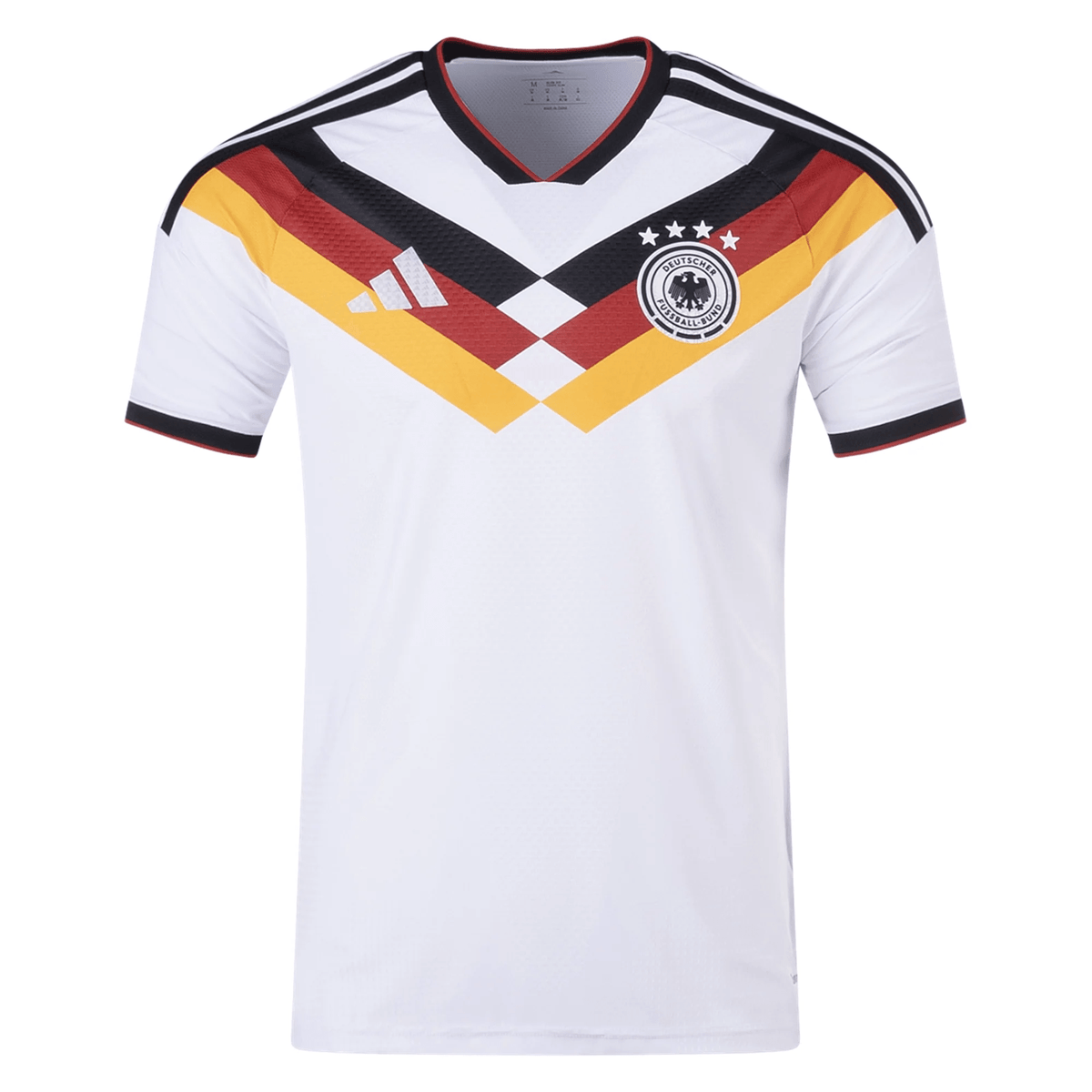 adidas Men's Germany Authentic Home World Cup Jersey 2026 (White/Black) | SoccerWearhouse