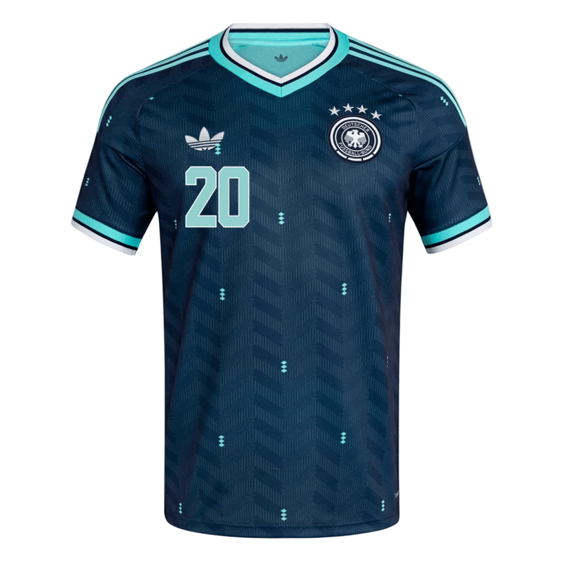 adidas Men's Germany Gnabry Away 2026 Stadium Jersey 2026 (Navy) | SoccerWearhouse
