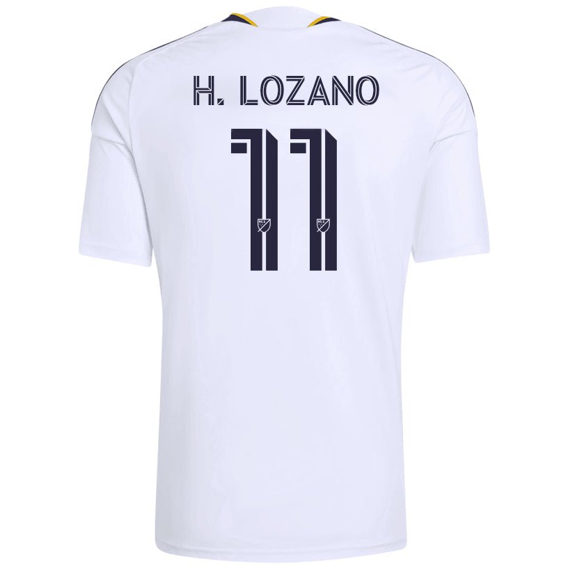 adidas Men's Hirving Lozano LA Galaxy Home Stadium Jersey 26/27 (White) | SoccerWearhouse