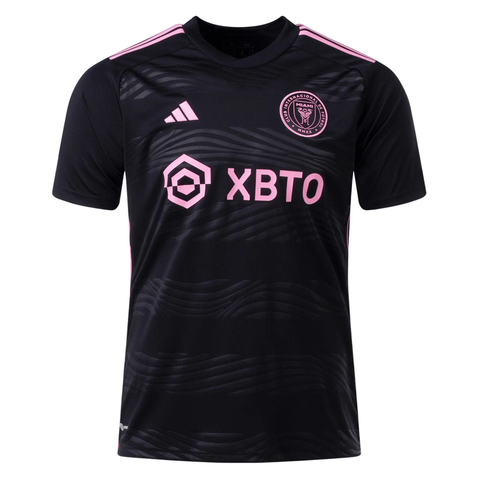 adidas Men's Inter Miami Away Jersey 23/24 (Black/True Pink) | SoccerWearhouse
