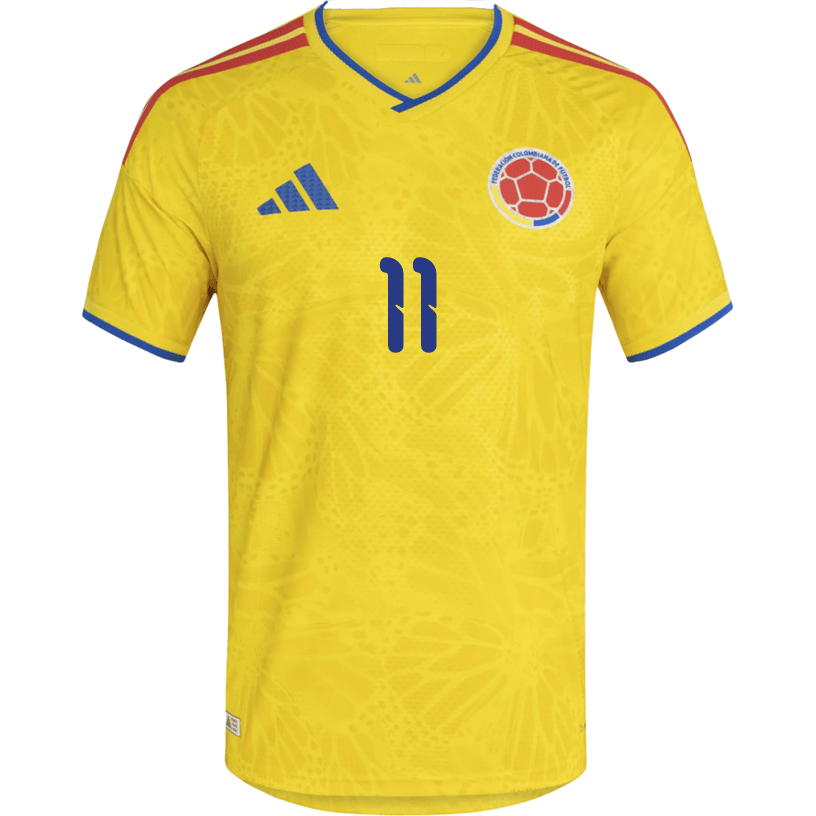 adidas Men's J. Arias Colombia 2026 Authentic Home Jersey (Impact Yellow) | SoccerWearhouse