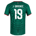 adidas Men's J. Sanchez Mexico Authentic Home 2026 World Cup Jersey (Bold Green)