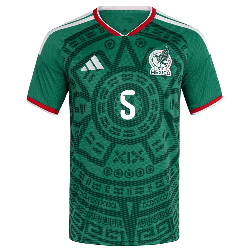 adidas Men's J. Vasquez Mexico Home 2026 World Cup Jersey (Bold Green) | SoccerWearhouse