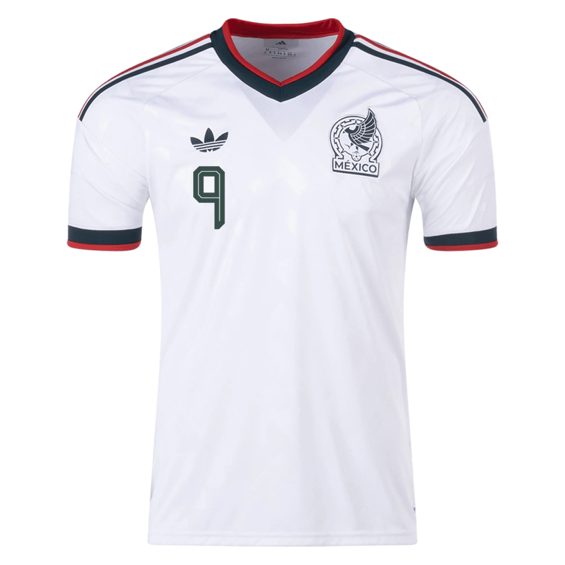 adidas Men's Jimenez Mexico 2026 Away Stadium Jersey (White) | SoccerWearhouse