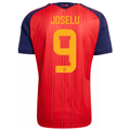 adidas Men's Joselu Spain World Cup Home Jersey 2026 (Vivid Red)