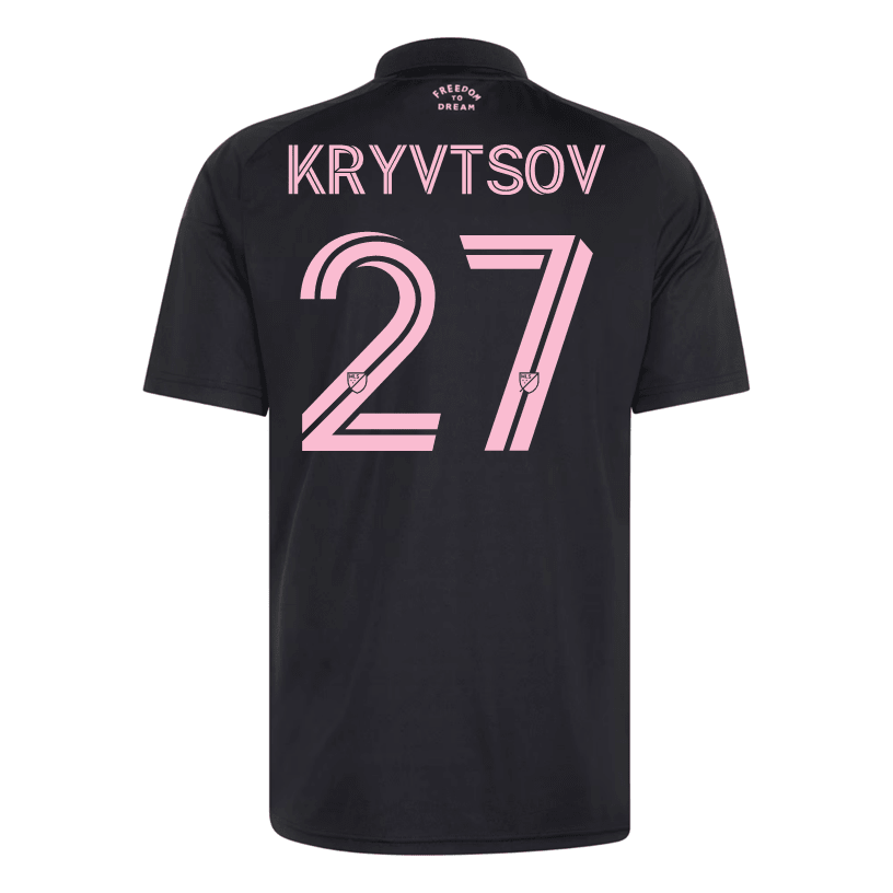 adidas Men's Kryvtsov Inter Miami CF 26/27 Away Jersey (Black/Pink) | SoccerWearhouse