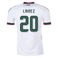 adidas Men's Lainez Mexico 2026 Away Stadium Jersey (White)