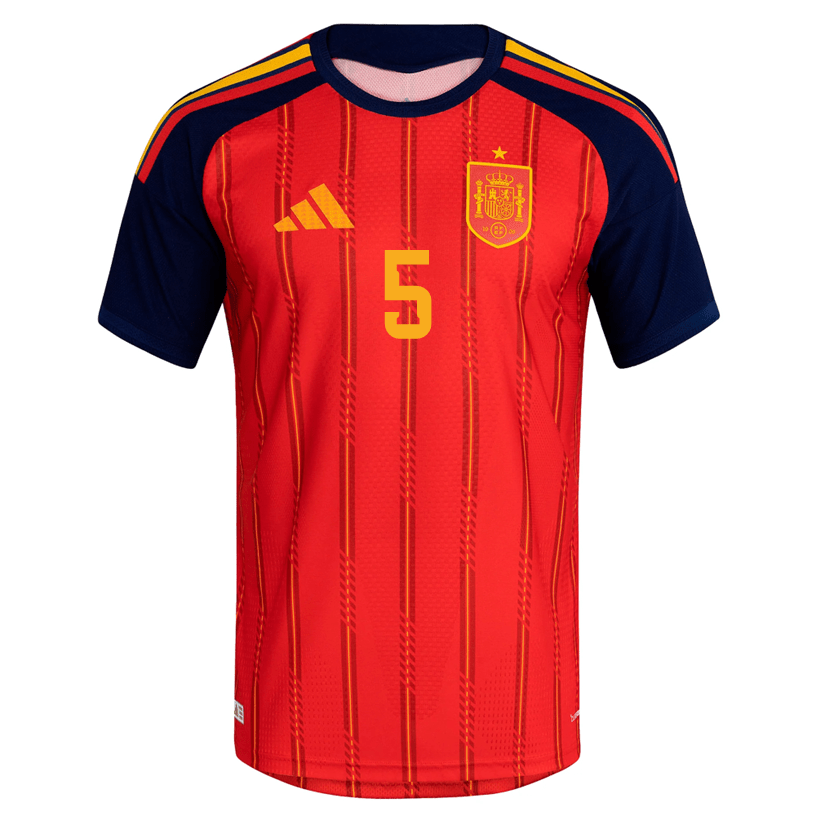 adidas Men's Laporte Spain Authentic World Cup Home Jersey 2026 (Vivid Red) | SoccerWearhouse
