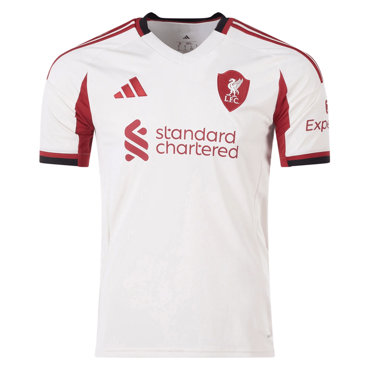 adidas Men's Liverpool Away Jersey 25/26 (Wonder White) | SoccerWearhouse