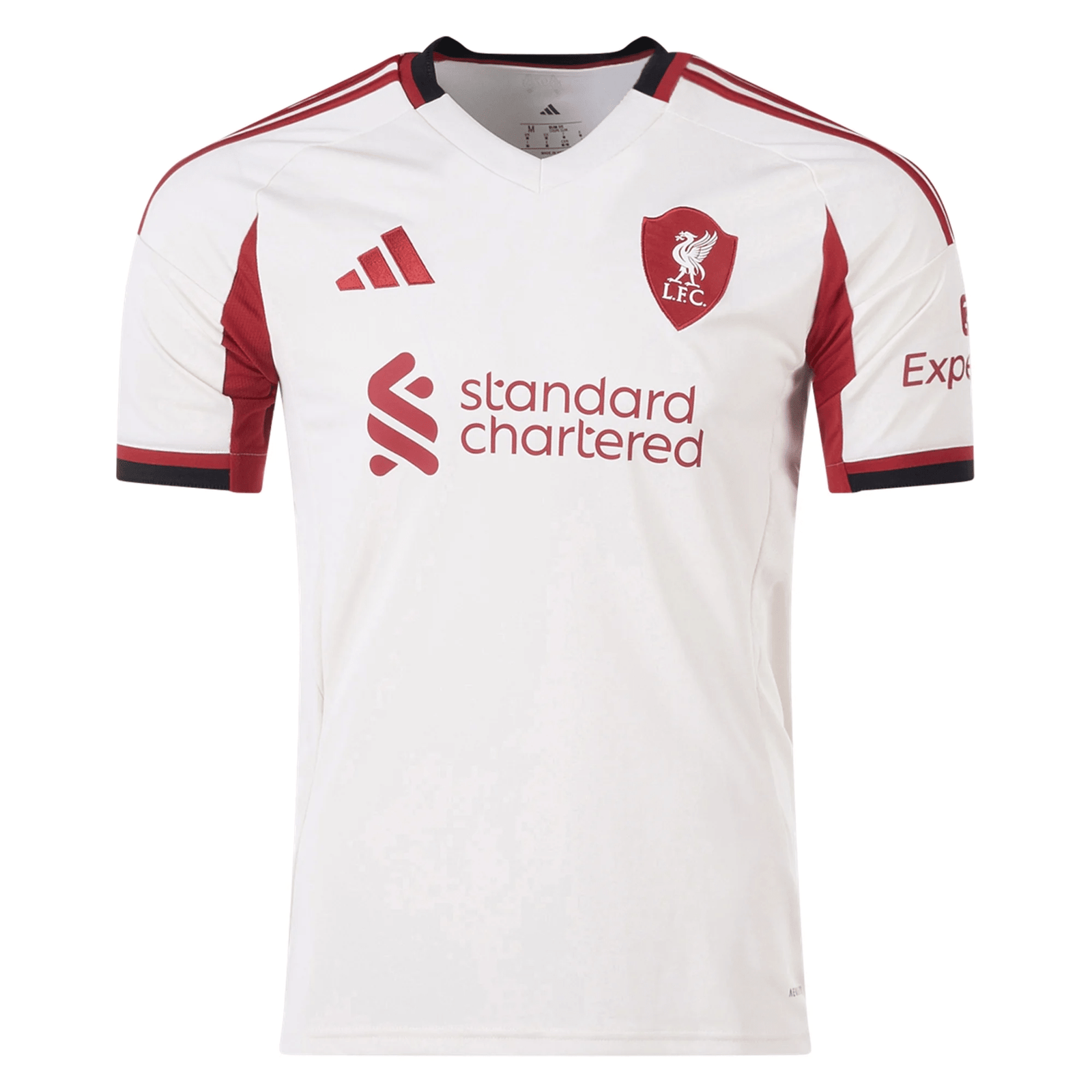 adidas Men's Liverpool Away Jersey 25/26 (Wonder White) | SoccerWearhouse