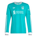 adidas Men's Liverpool FC Long Sleeve 25/26 Third Jersey (Sea Green)