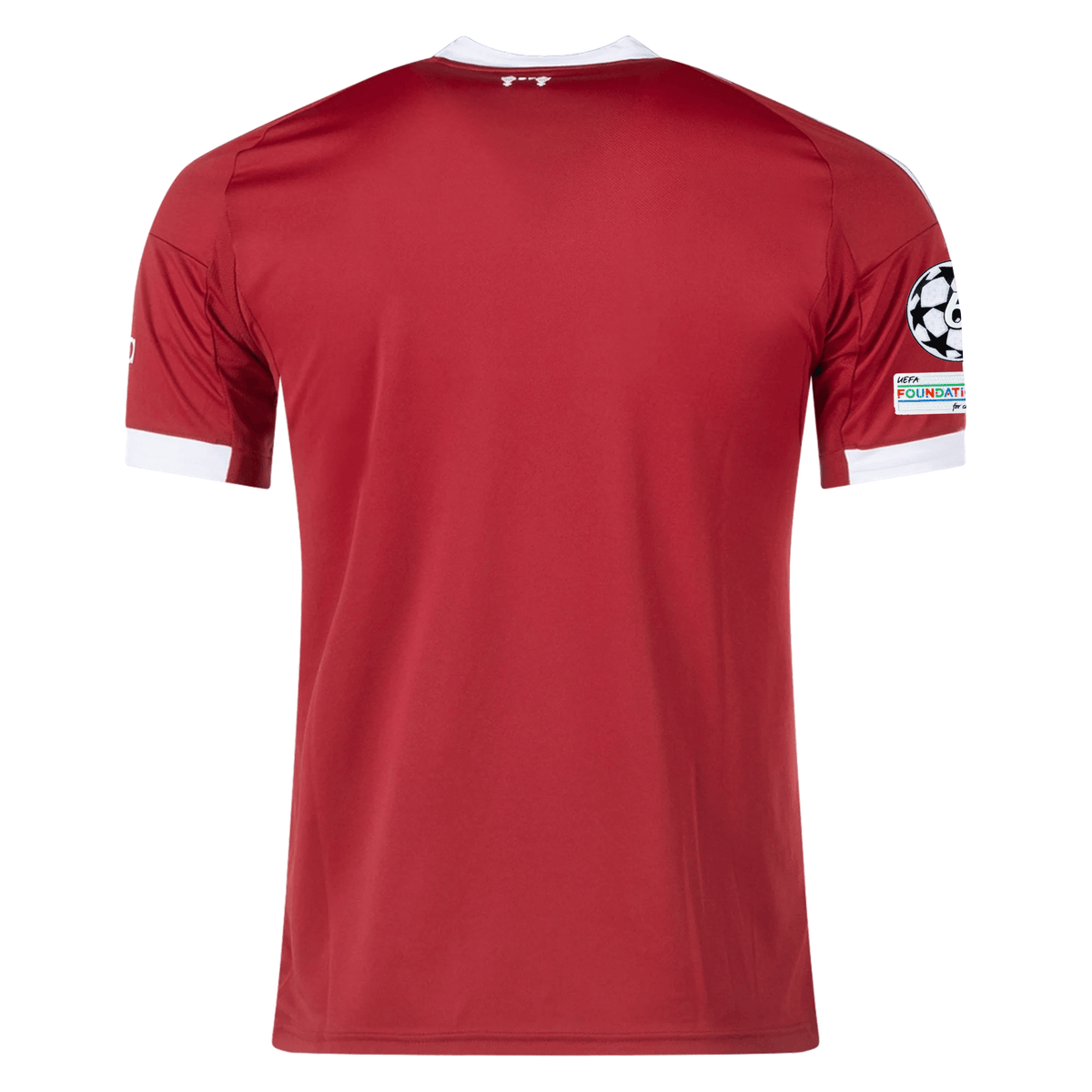 adidas Men's Liverpool Home Jersey 25/26 w/ Champions League Patches (Strawberry Red) | SoccerWearhouse