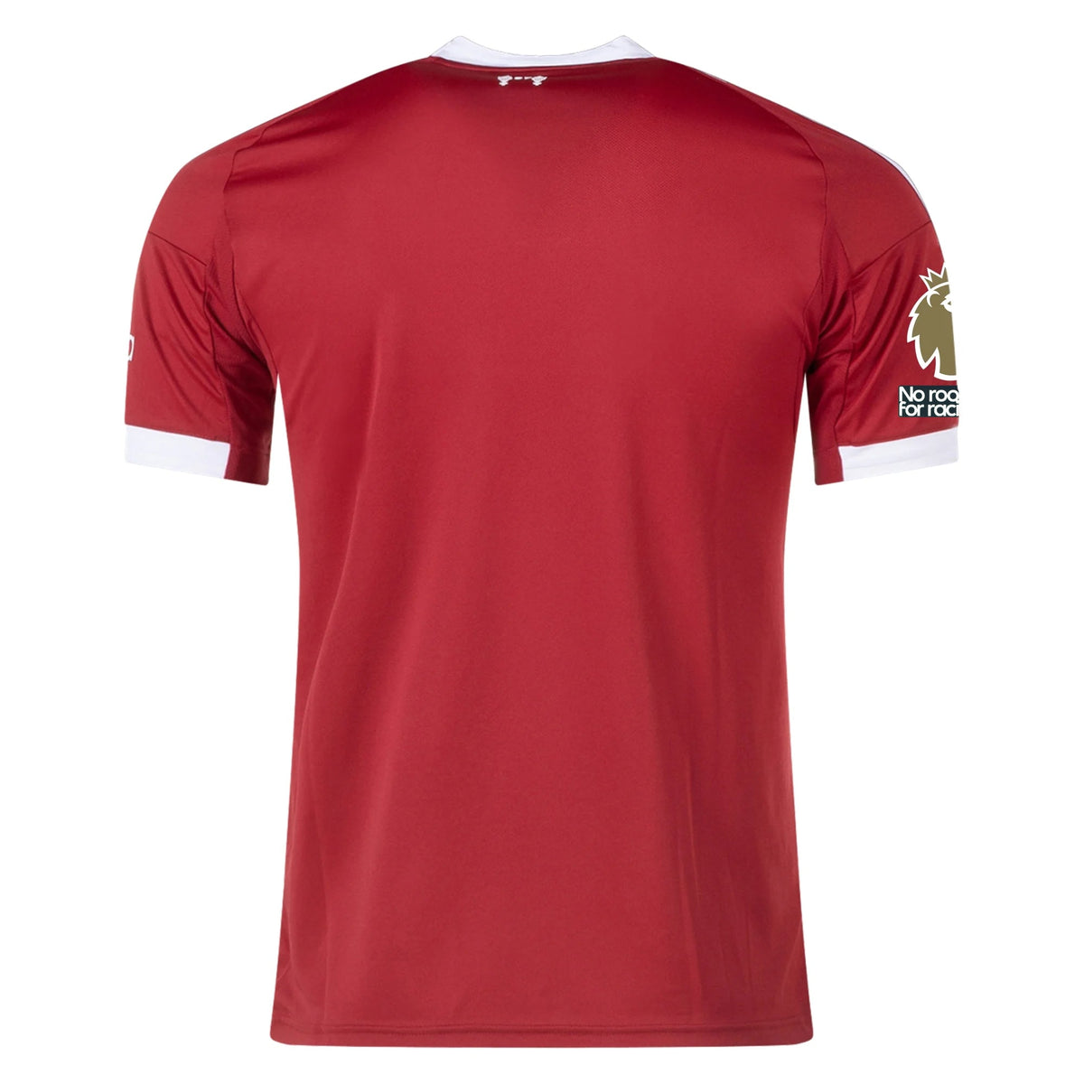 adidas Men's Liverpool Home Jersey 25/26 w/ NRFR + EPL Champions Patch (Strawberry Red) | SoccerWearhouse