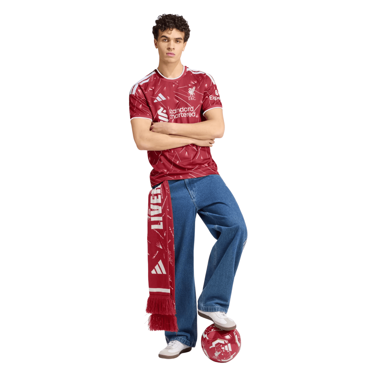 adidas Mens Liverpool Home Jersey 26/27 (Red) | SoccerWearhouse