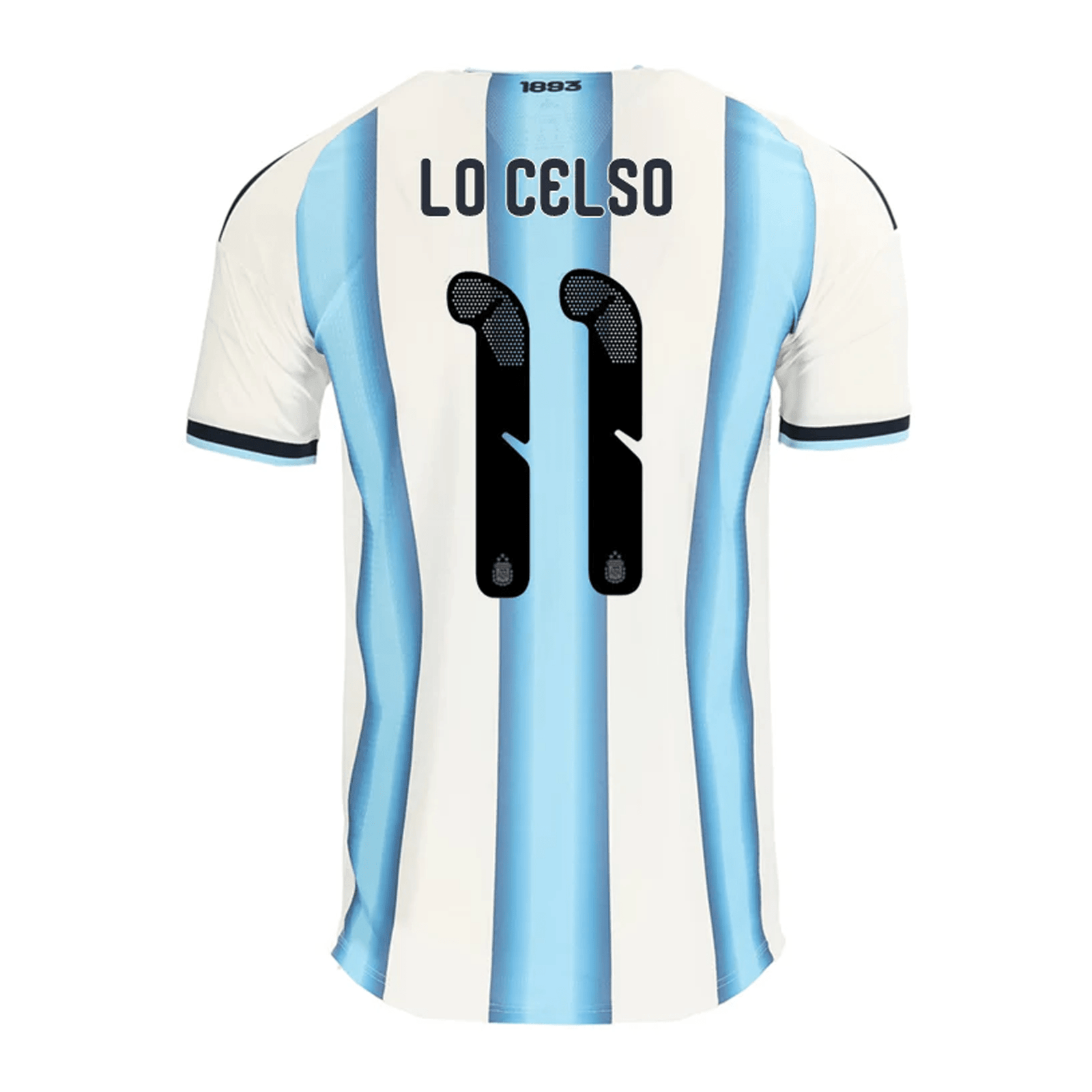 adidas Men's Lo Celso Argentina Match Authentic Player 2026 Home Jersey (White/Icy Blue) | SoccerWearhouse