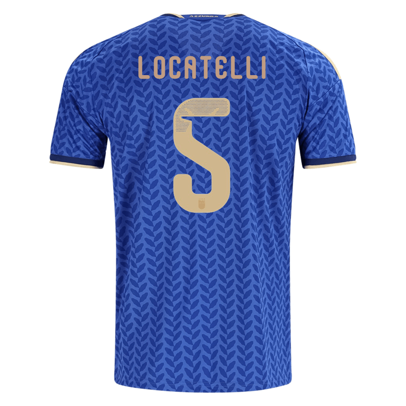 adidas Men's Locatelli Italy Home Stadium Jersey 2026 (Bold Blue) | SoccerWearhouse