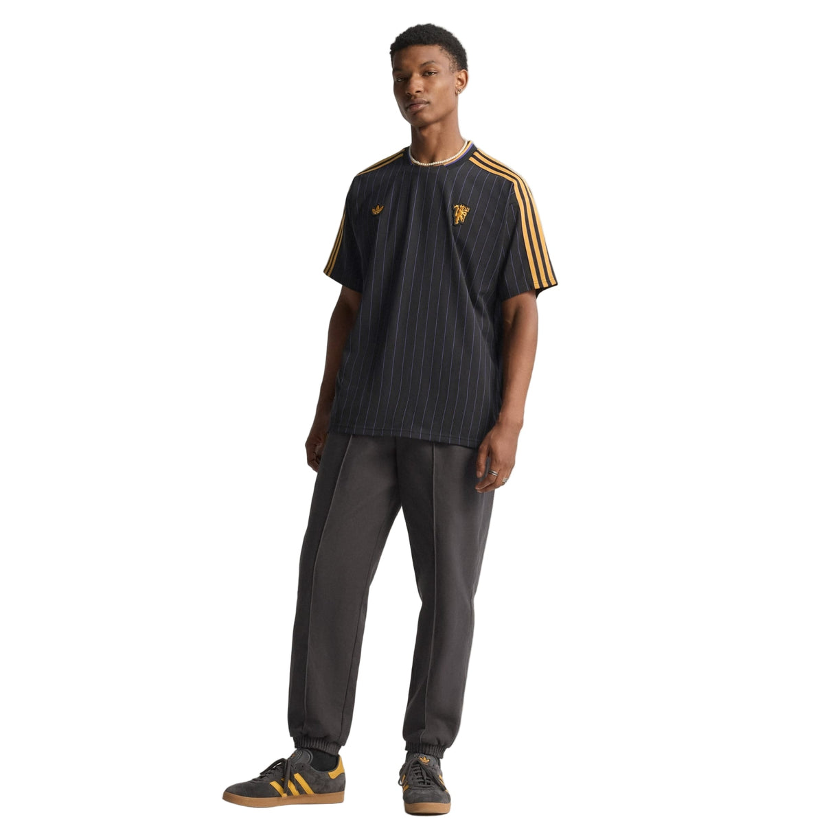 adidas Men's Manchester United 25/26 Icon Jersey (Black) | SoccerWearhouse