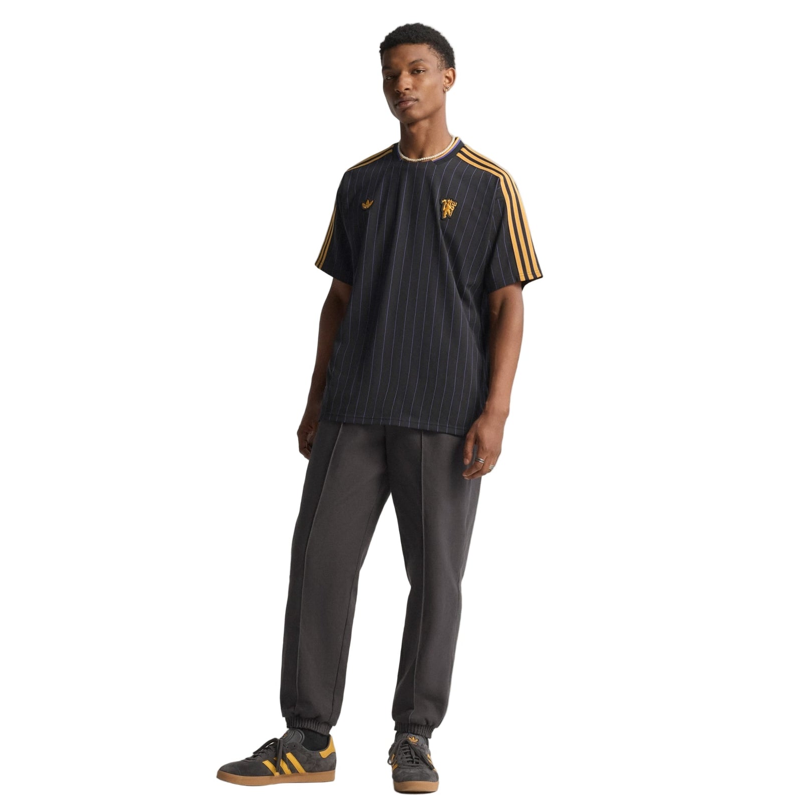 adidas Men's Manchester United 25/26 Icon Jersey (Black) | SoccerWearhouse