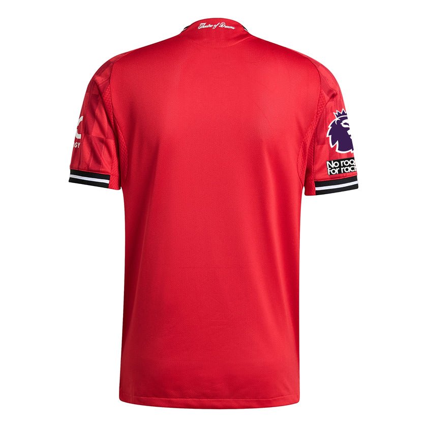 adidas Men's Manchester United Authentic Home Jersey 25/26 w/ NRFR + EPL Patch (Red) | SoccerWearhouse
