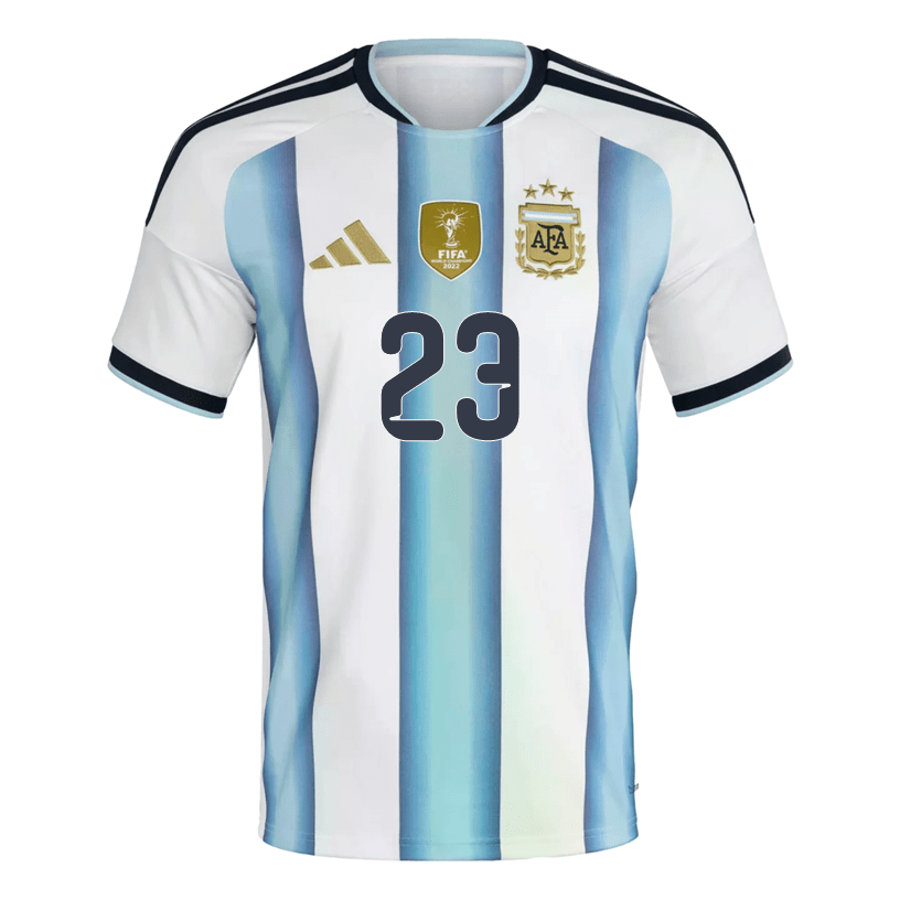 adidas Men's Martinez Argentina 2026 Home World Cup Jersey (White/Icey Light Blue) | SoccerWearhouse