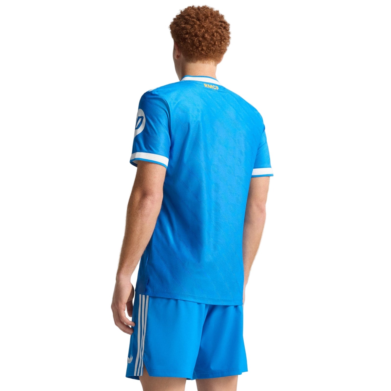 adidas Men's Mastantuono Real Madrid 25/26 Authentic Third Jersey w/ Champions League Patches (Blue) | SoccerWearhouse