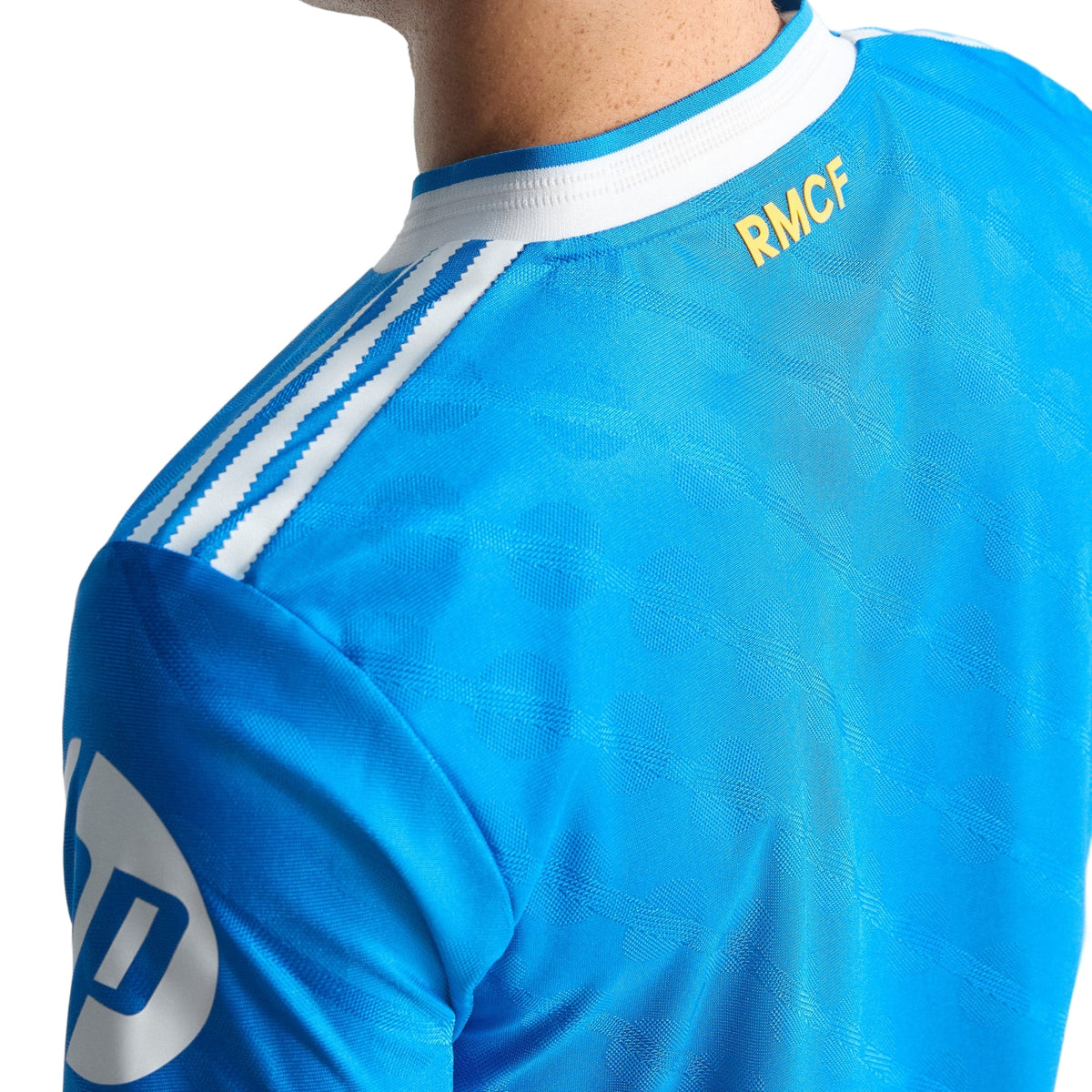 adidas Men's Mastantuono Real Madrid 25/26 Authentic Third Jersey w/ Champions League Patches (Blue) | SoccerWearhouse