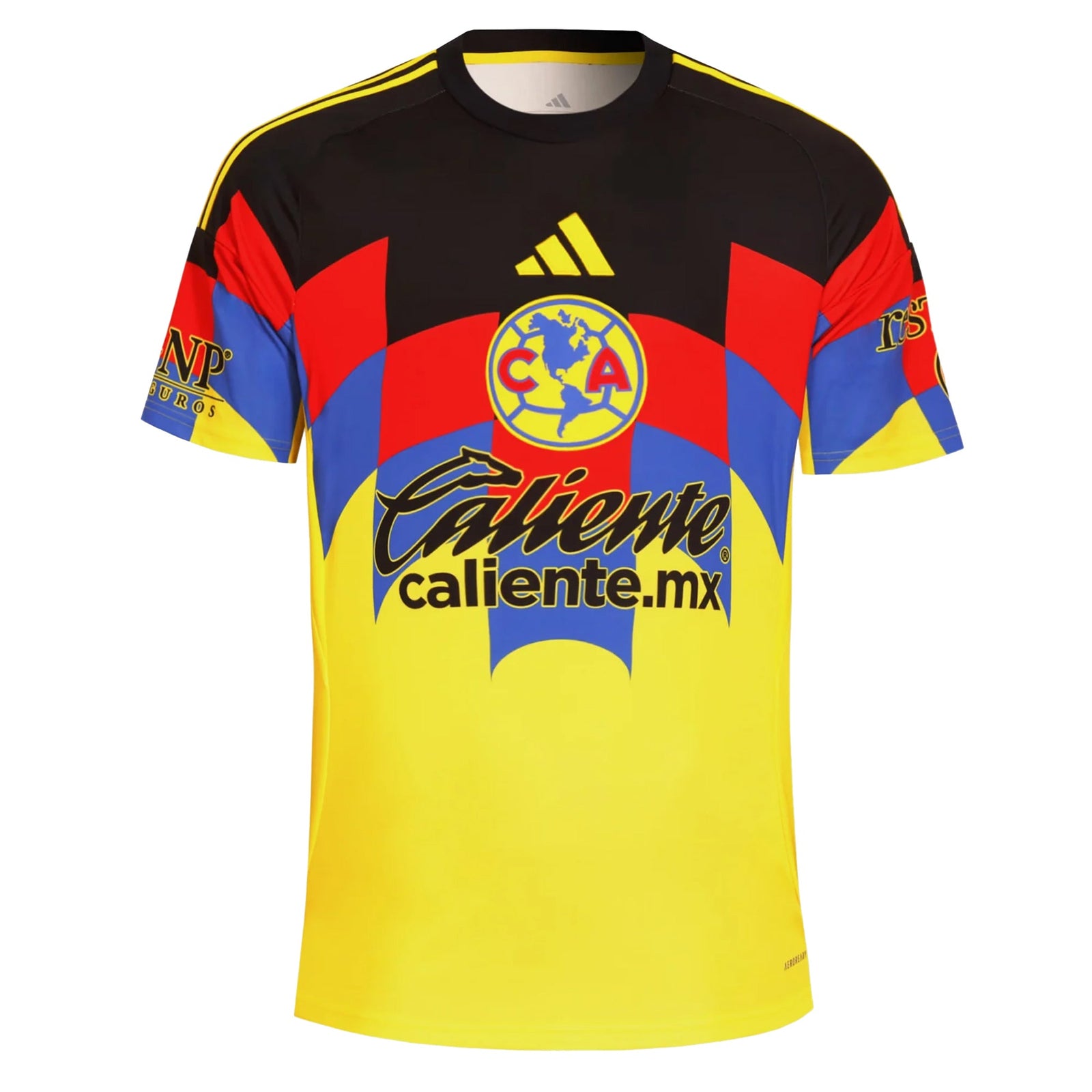 adidas Men's A. Zendejas Club America Home Jersey 25/26 (Yellow) | SoccerWearhouse