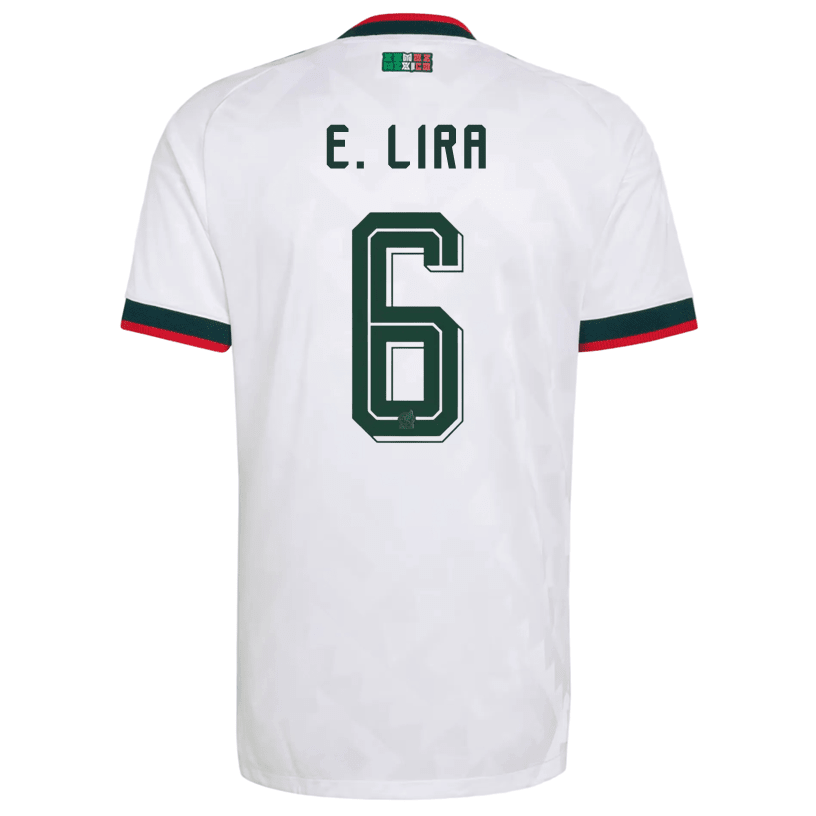 adidas Men's Mexico E. Lira Authentic Match Away Jersey 2026 (White) | SoccerWearhouse