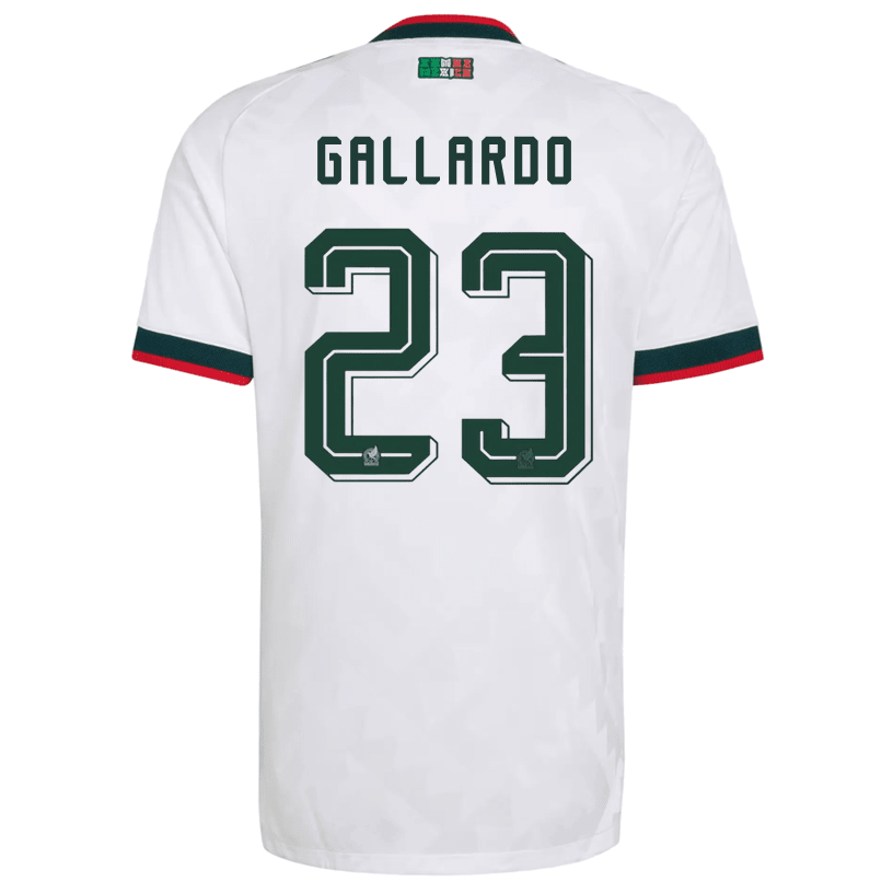 adidas Men's Mexico Gallardo Authentic Match Away Jersey 2026 (White) | SoccerWearhouse
