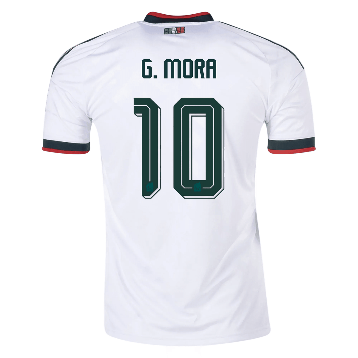 adidas Men's Mexico Gilberto Mora 2026 Away Stadium Jersey (White) | SoccerWearhouse